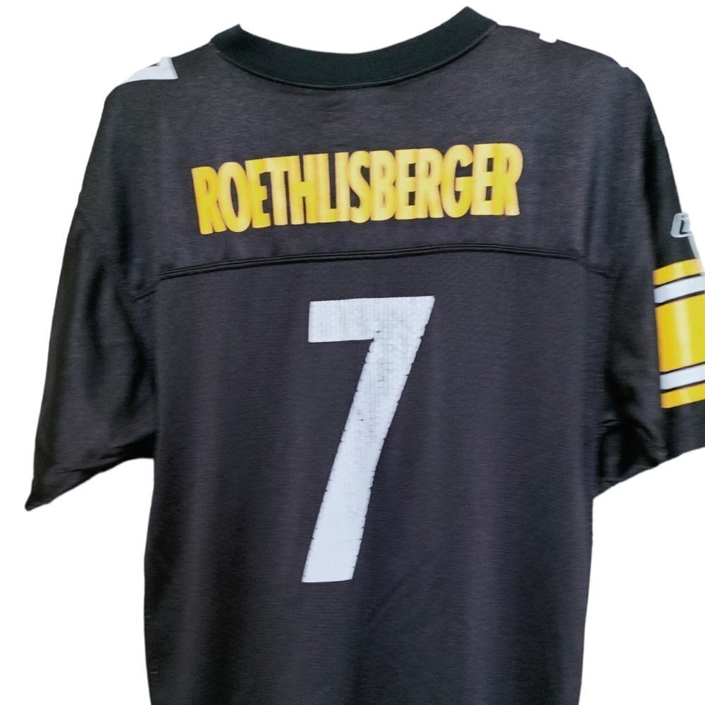 (M142) Reebok NFL Pittsburgh Steelers Ben Roethlisberger Jersey Size XL (18-20)